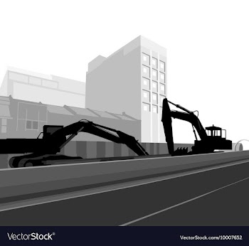 City construction vector image