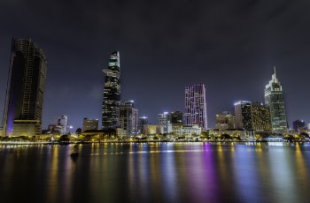 City during Nighttime Photography