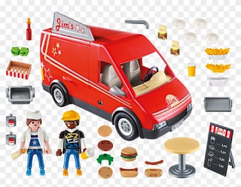 City Food Truck - Playmobil City Food Truck Playset Building Kit