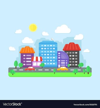  					City Landscape vector image														