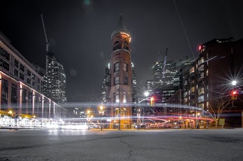 City Night And Flatiron Building