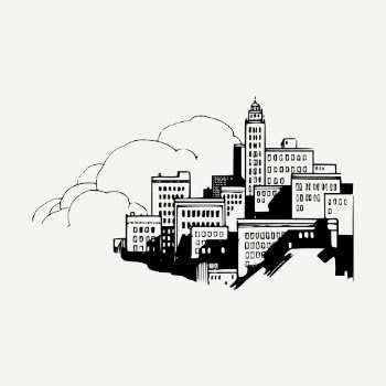 City pollution clipart, collage element | Free PSD - rawpixel
