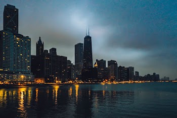 City Skyline during Dusk