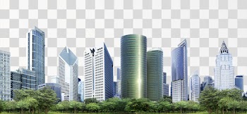 City skyscrapers