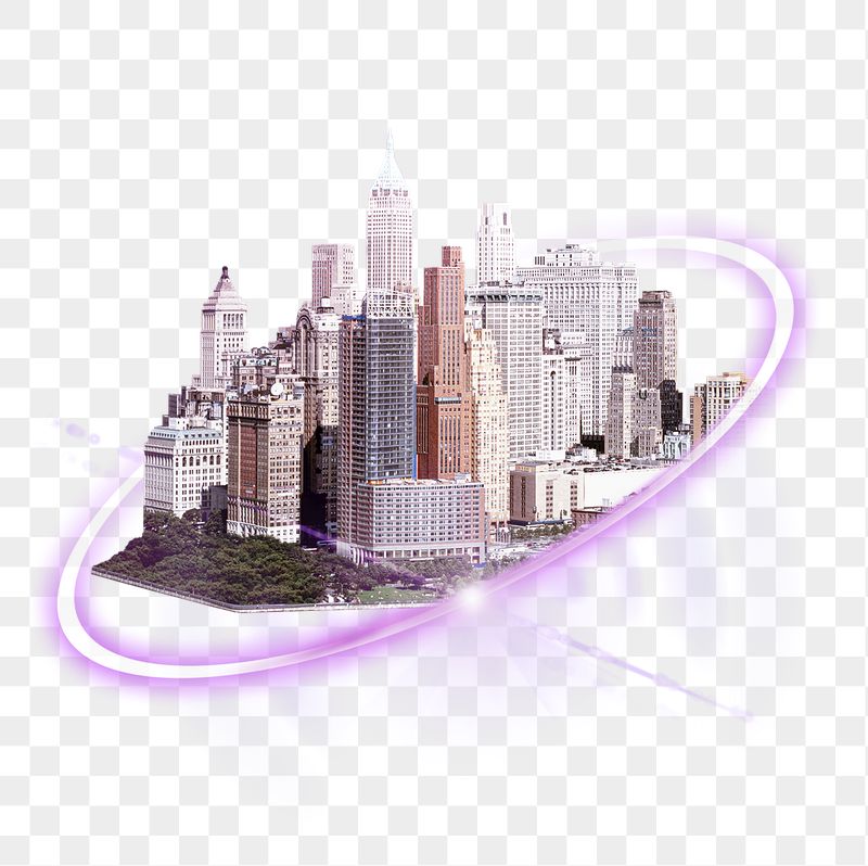 City skyscrapers png, financial district, | Free PNG - rawpixel