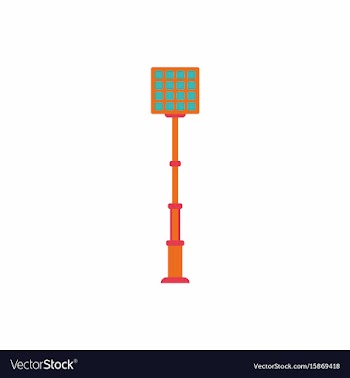 City street lantern vector image