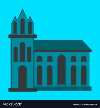 City travel landmark icon with flat design vector image