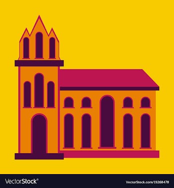City travel landmark icon with flat design vector image