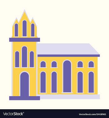 City travel landmark icon with flat design vector image