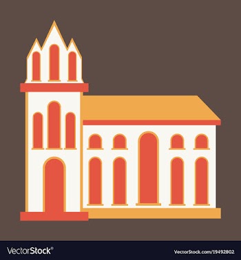 City travel landmark icon with flat design vector image