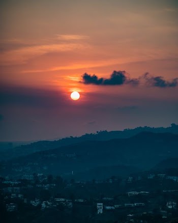 city under sunrise