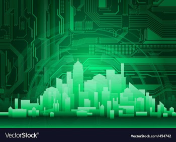 City vector image