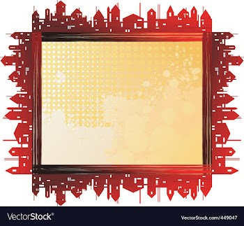 Cityframe vector image