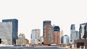 Cityscape collage element, Minneapolis psd | Free PSD - rawpixel