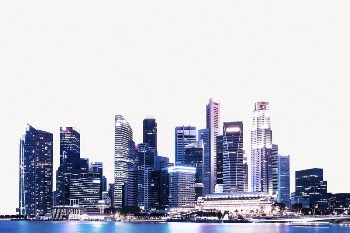 Cityscape collage element, Singapore psd | Free PSD - rawpixel