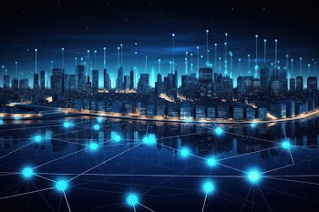 Cityscape night architecture metropolis. AI | Free Photo - rawpixel