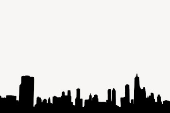 Cityscape silhouette border psd. Free | Free PSD - rawpixel