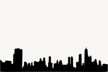 Cityscape silhouette border vector. Free | Free Vector - rawpixel