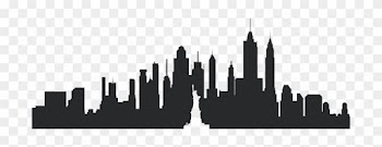 Cityscape Svg - New York Skyline Outline