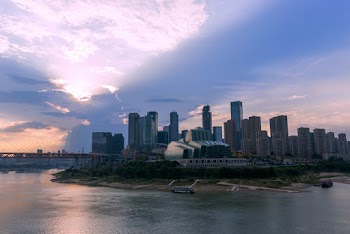 Cityscape Under Cloudy Day
