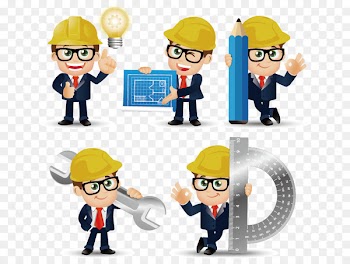 Civil Engineering Euclidean vector - Construction engineer cartoons 