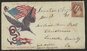 Civil War envelope showing an | Free Photo - rawpixel
