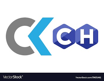 ck and ch logo design and monogram