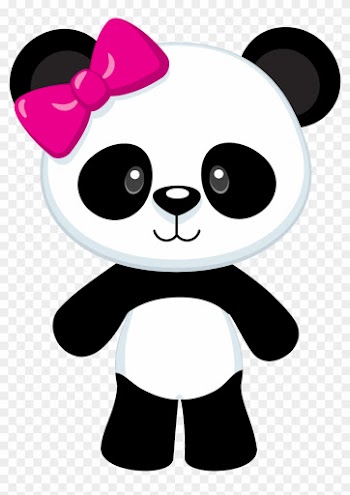 Ckren Uploaded This Image To 'animales/osos Panda' - Molde De Oso Panda