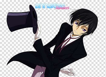 CLAMP Render , black haired male anime character transparent background PNG clipart