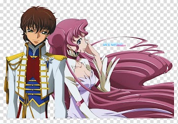 CLAMP Render , male and female anime characters transparent background PNG clipart