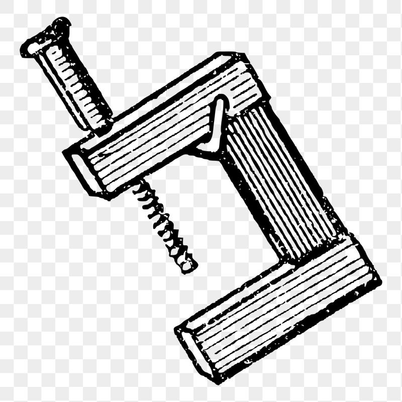 Clamp tool png sticker illustration, | Free PNG - rawpixel