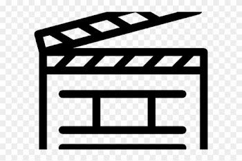 Clapperboard Clipart Lights Camera Action - Icones De Cinema Png