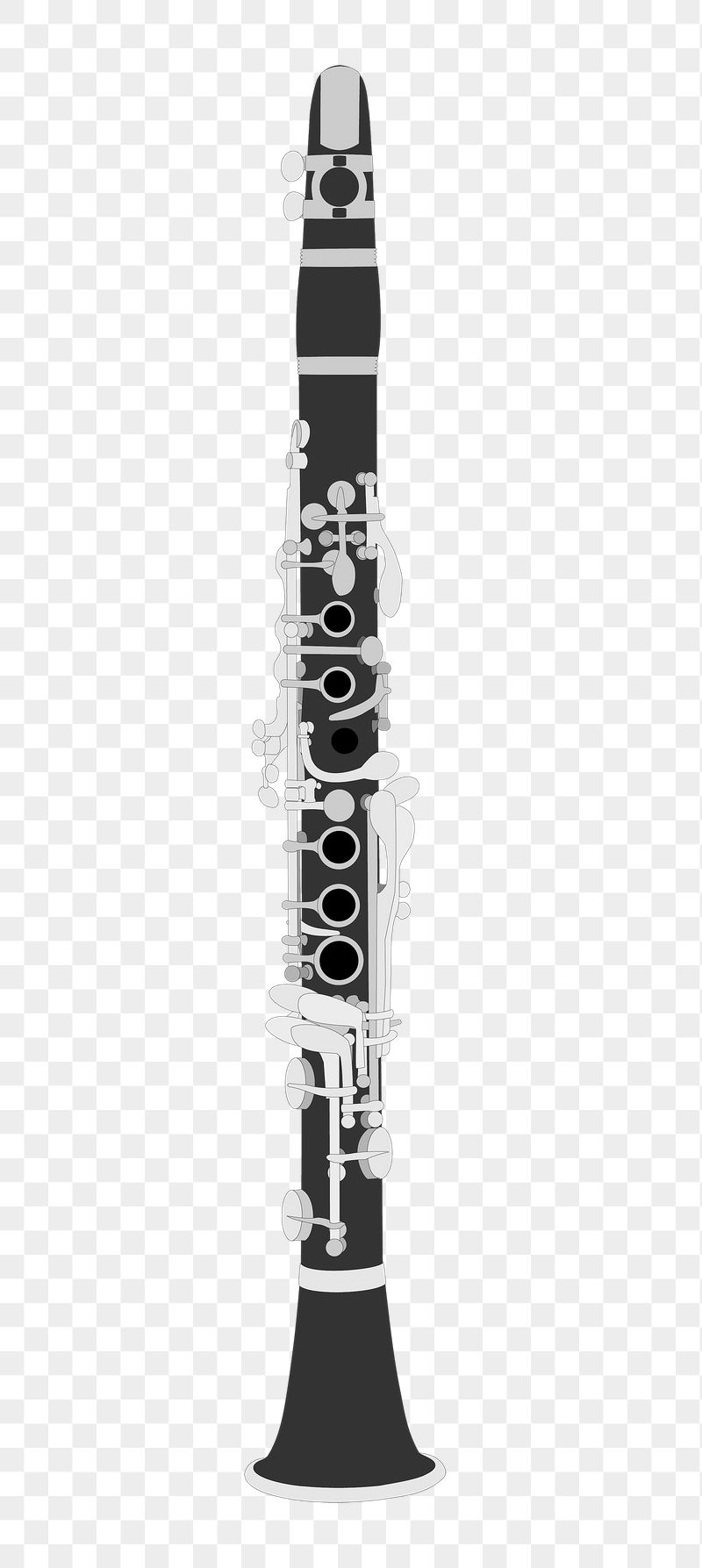 Clarinet, musical instrument png sticker, | Free PNG - rawpixel