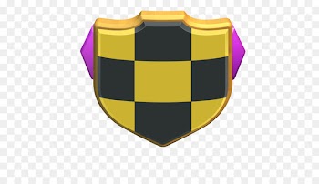 Clash of Clans Clan badge Game War - black shield 