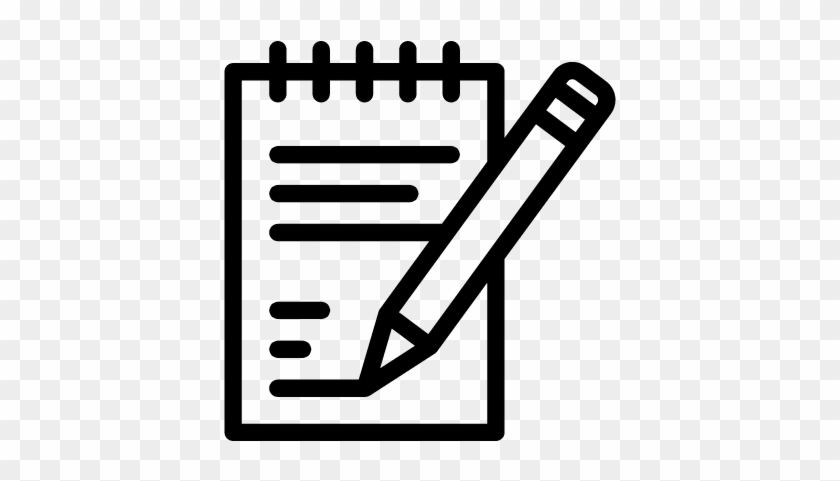 Class Notes Vector - Add Note Icon Png