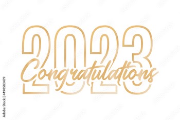 Class of 2023, Congrats 2023, Congrats Class of 2023, Graduates, Congratulations Class of 2023 Vector Text Icon Background Illustration