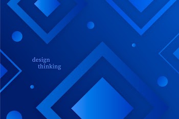 Classic blue geometric background Free Vector