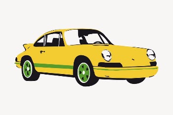 Classic car clipart, illustration vector. | Free Vector - rawpixel