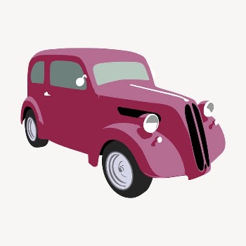 Classic car clipart, illustration vector. | Free Vector - rawpixel