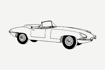 Classic car clipart, vintage transportation | Free PSD Illustration - rawpixel