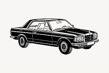 Classic car drawing, vehicle illustration | Free Vector - rawpixel