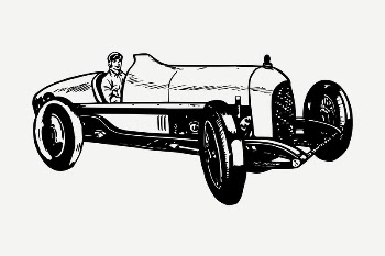 Classic car drawing, vintage illustration | Free PSD - rawpixel