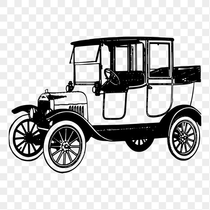 Classic car png sticker illustration, | Free PNG - rawpixel