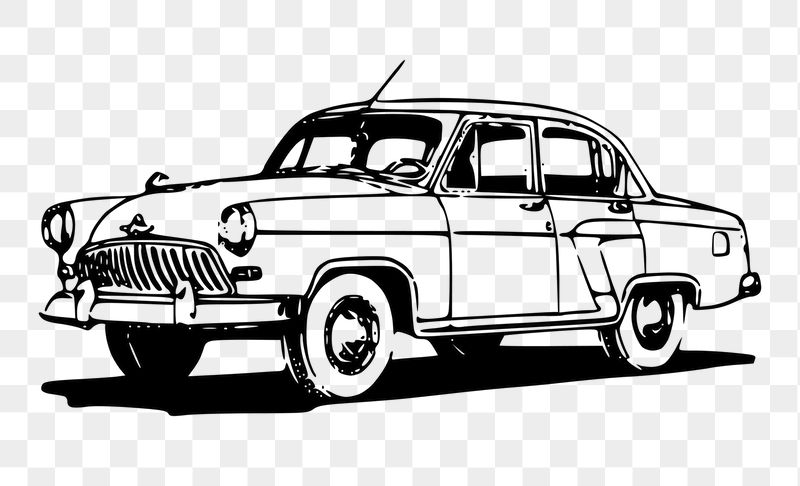 Classic car png sticker, transparent | Free PNG - rawpixel