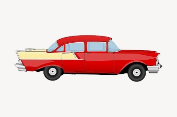 Classic car sticker, transportation illustration | Free PSD - rawpixel