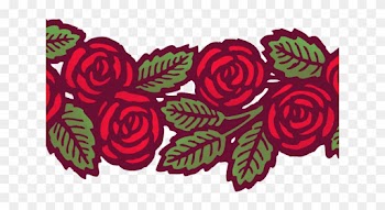 Classic Clipart Vintage Decorative - Rose Banner Clipart