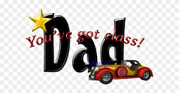 Classic Dad Word Art Red - Word Dad