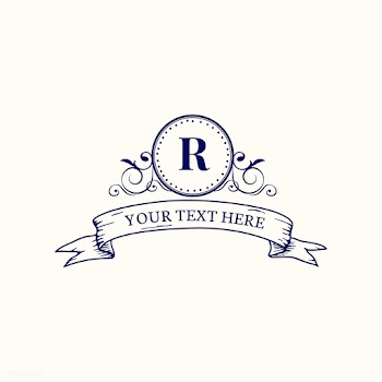 Classic emblem with initial | Free stock vector - 579286