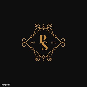 Classic emblem with initial | Free stock vector - 579292