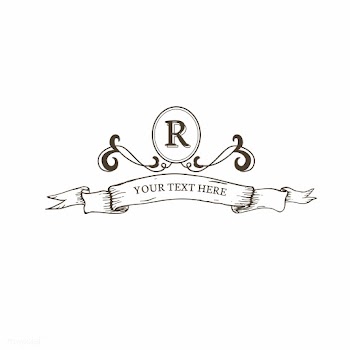Classic emblem with initial | Free stock vector - 579293